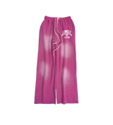 LHC Flooded Rhinestone Pink Baggy Sweats