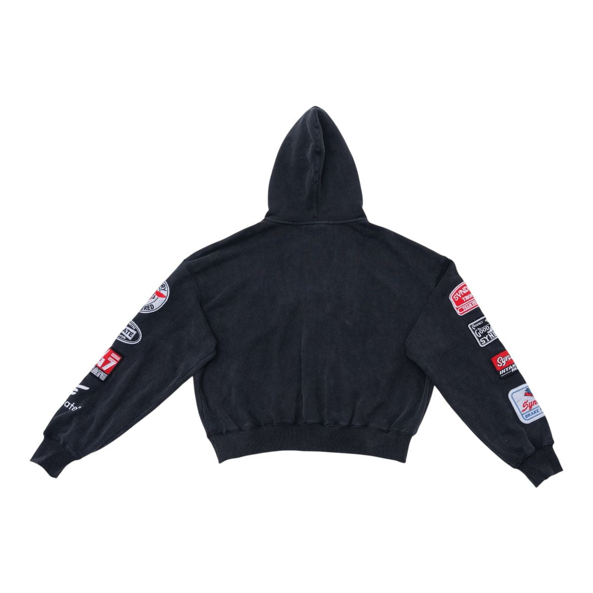 Syndicate “Petrol” Zip-Up Hoodie Black