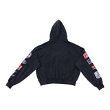 Syndicate “Petrol” Zip-Up Hoodie Black