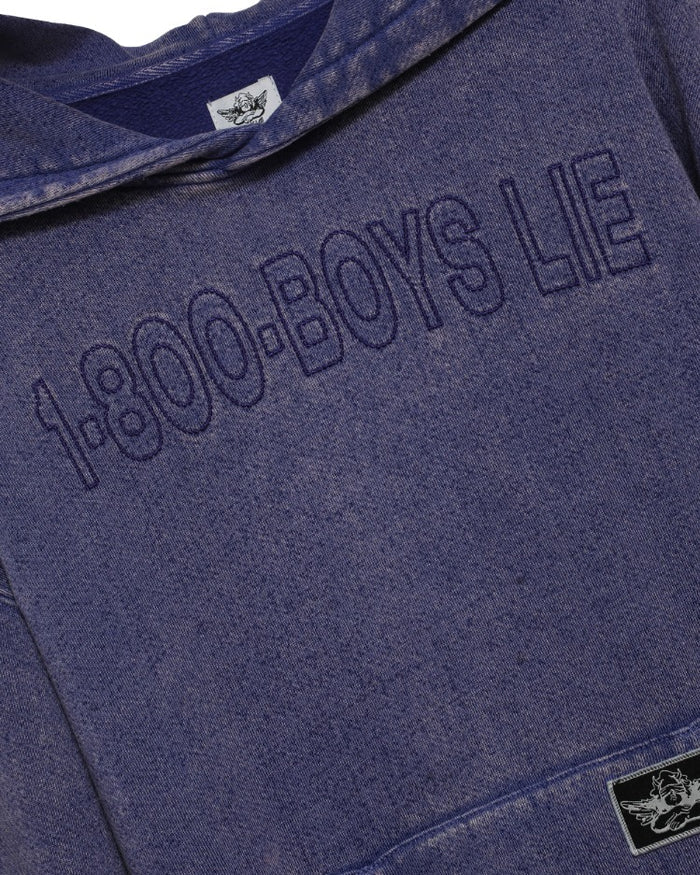 Boys Lie 1-800 Disconnected Racer Hoodie