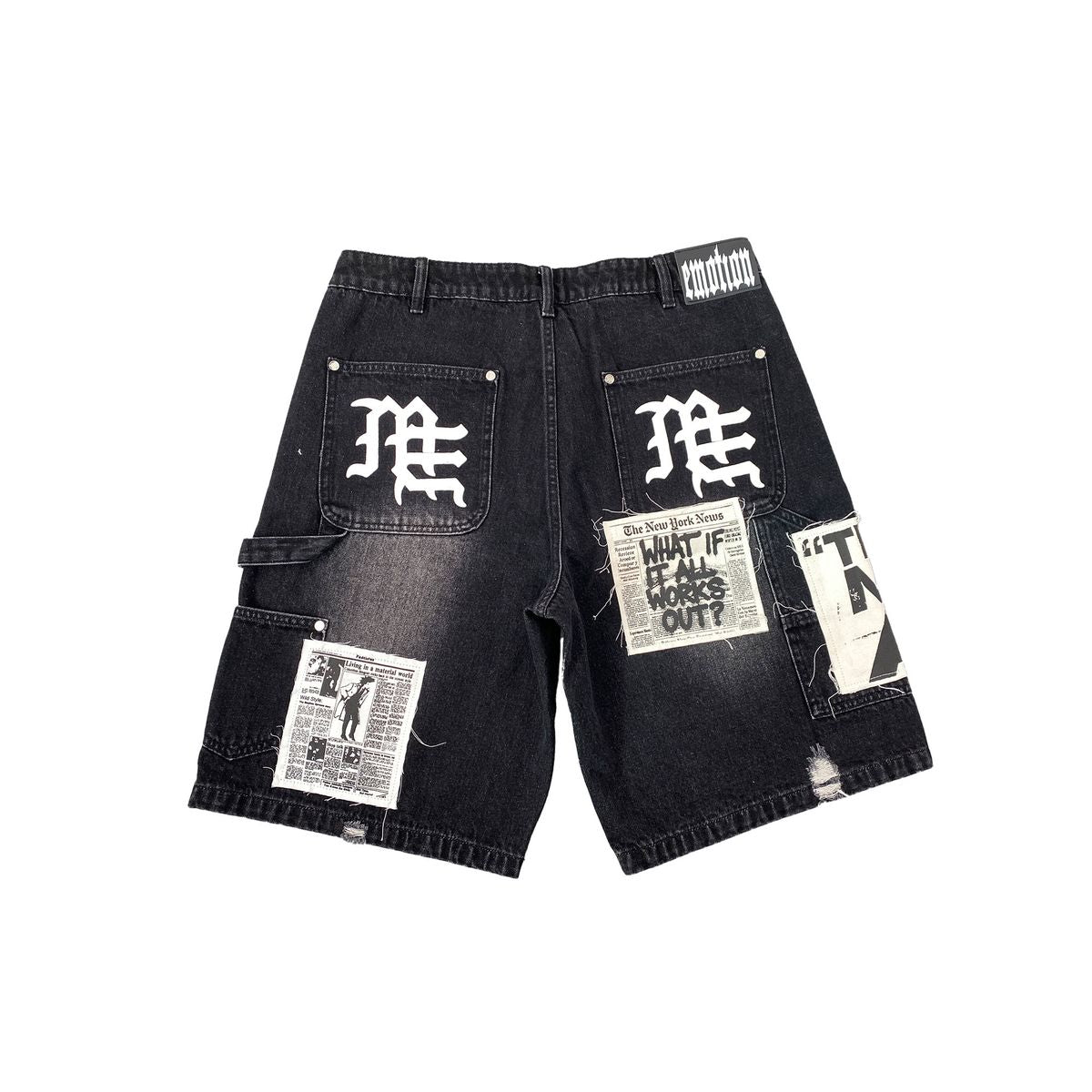 Mixed Emotions “Ai” Shorts Black