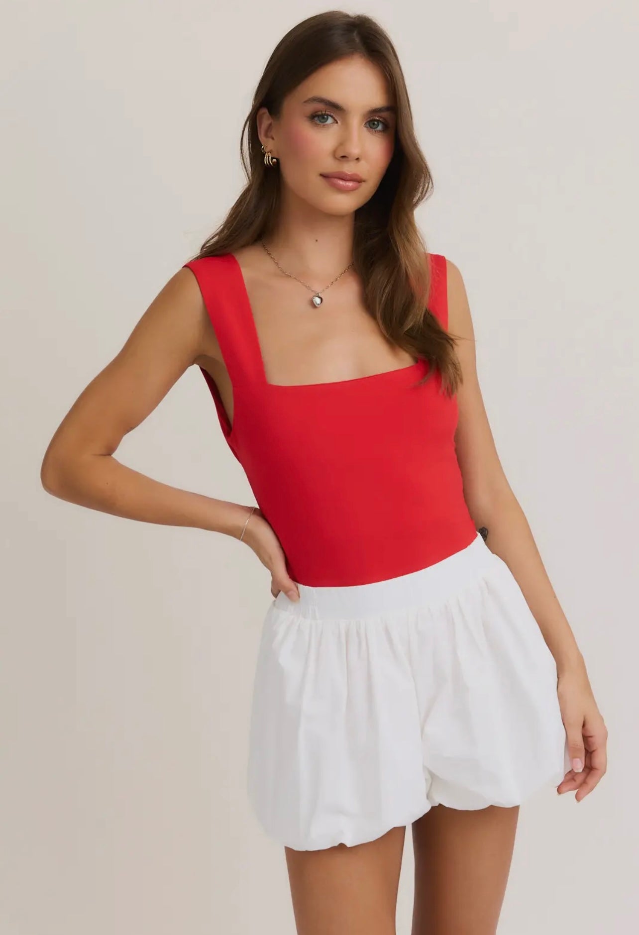 Le Lis Bow Top Red