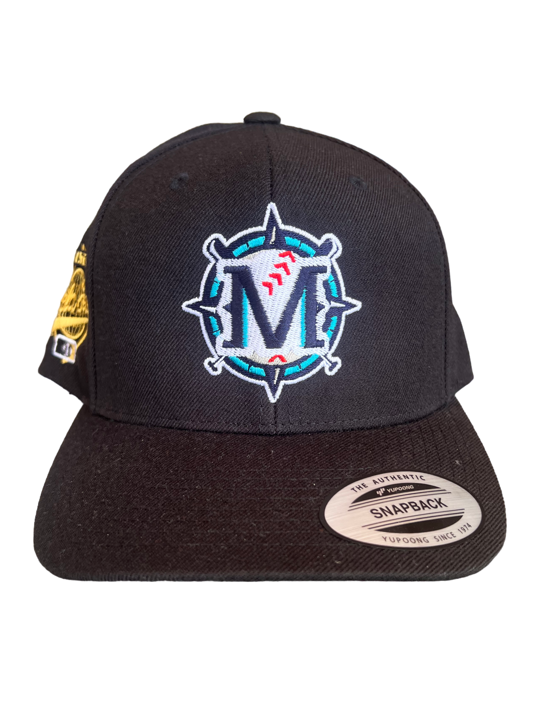 Seattle M Logo Black Hat Blue