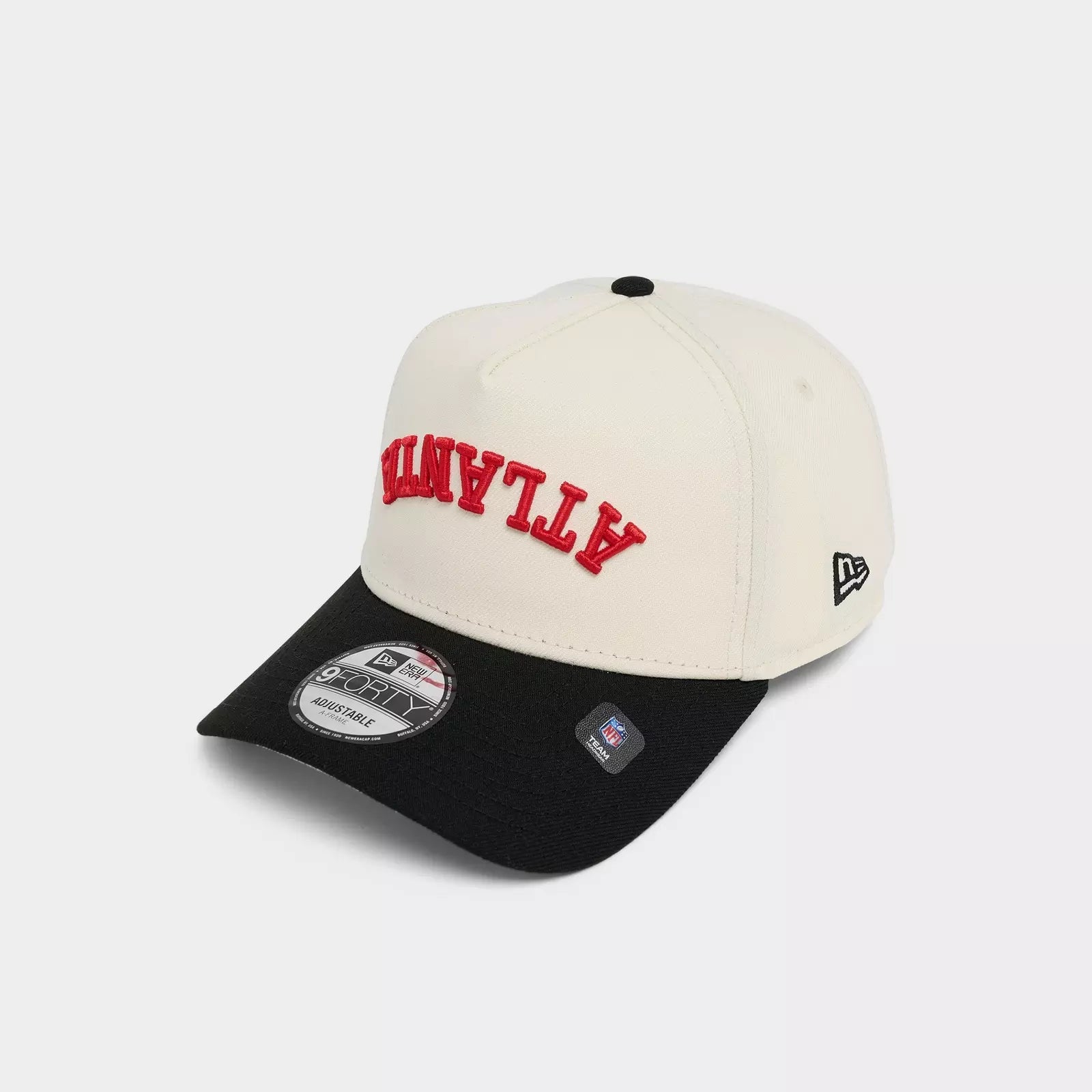 New Era Atlanta Falcons NFL 9FORTY A-Frame Upside Down Wordmark Snapback Hat