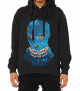 Rockstar Ski Girl Hoodie Black Blue