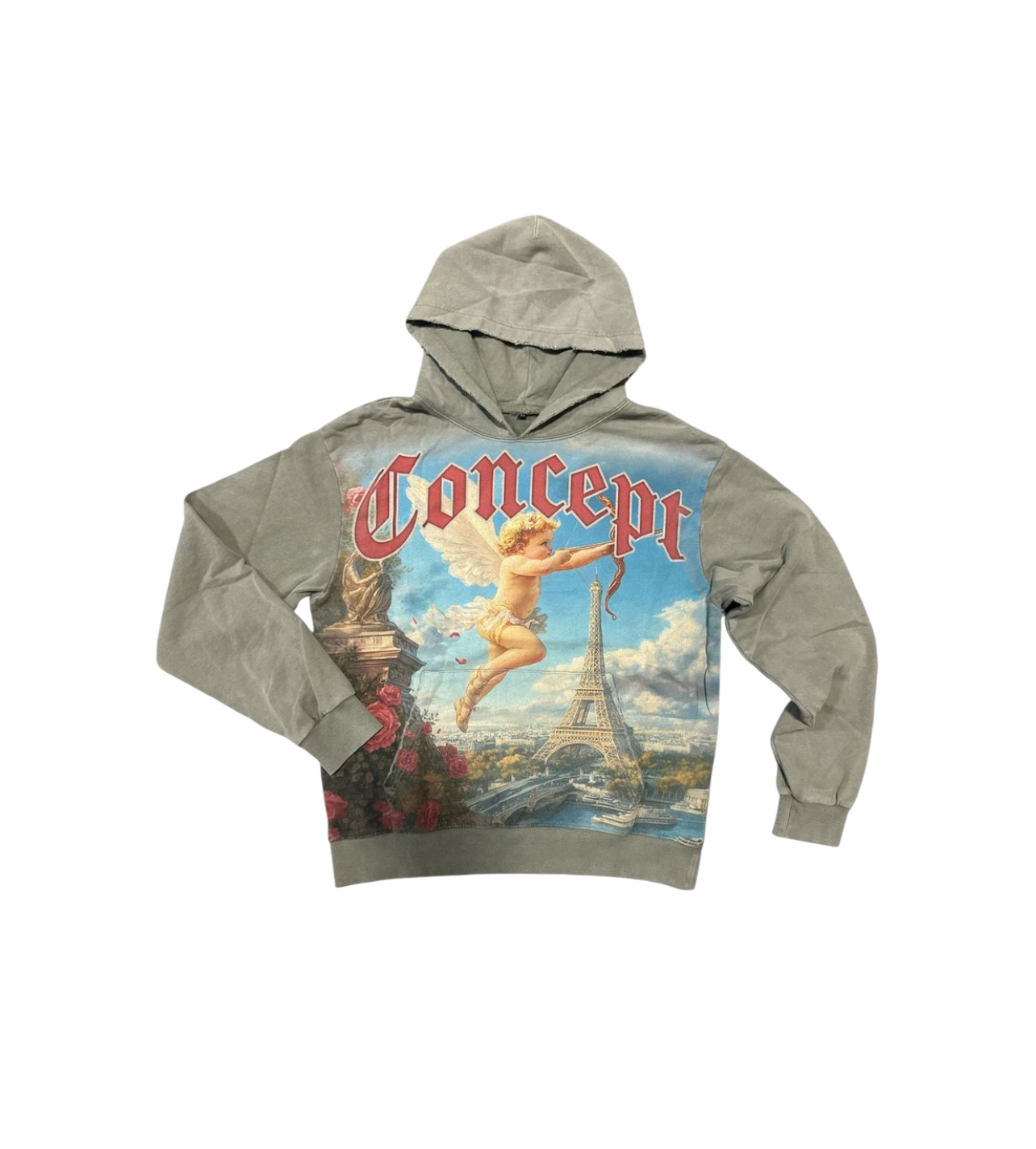 Concept Angel Hoodie Olive