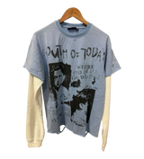 Syndicate “Youth” Distressed L/S Tee Blue