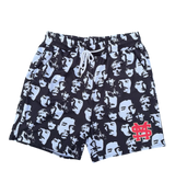 Romwe Beatles Mesh Shorts