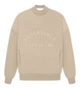 FOG Spellout Beige Crewneck Small