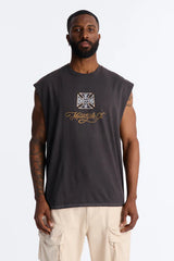 WCC Cut Off Moto Club Grey Tee