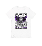 LH Bat Tee White/Purple