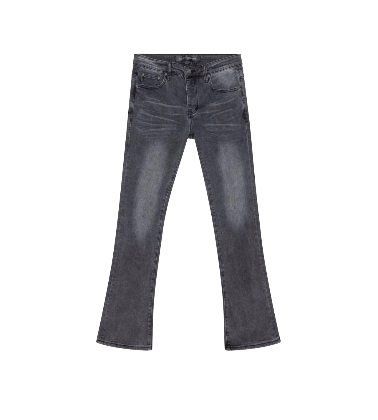 Silent Chapters Black Stacked Denim