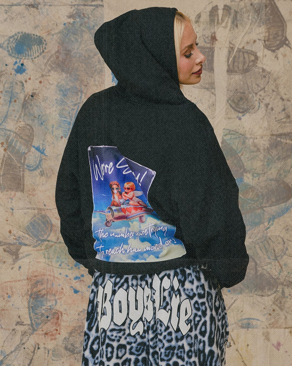 Boys Lie Disconnected 1-800 Harley Zip Hoodie