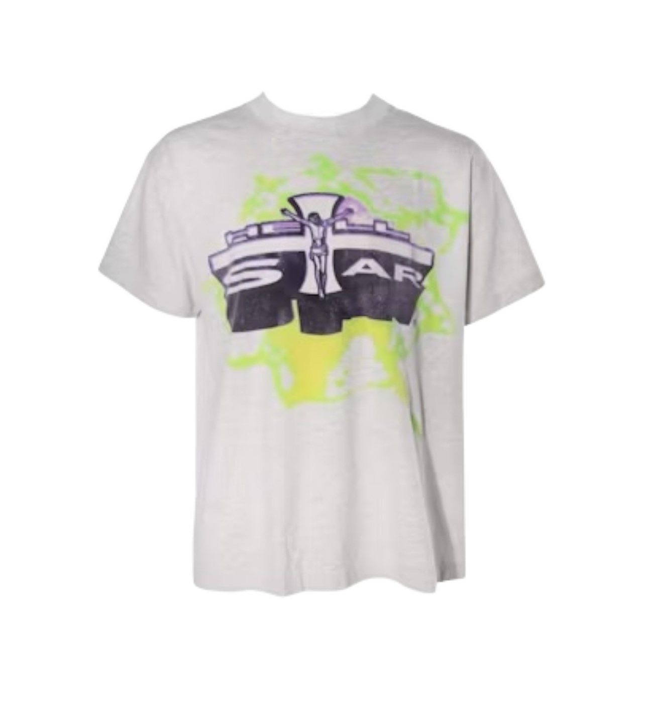 Hellstar Jesus Tee Grey