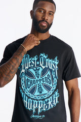 WCC Tee Blue/Black Chain
