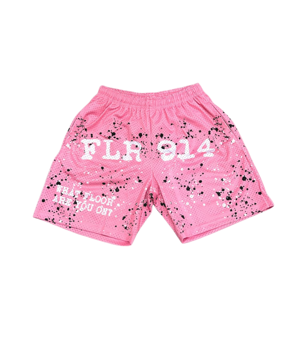 Floor 914 Mesh Shorts Pink