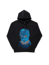 Rockstar Ski Girl Hoodie Black Blue
