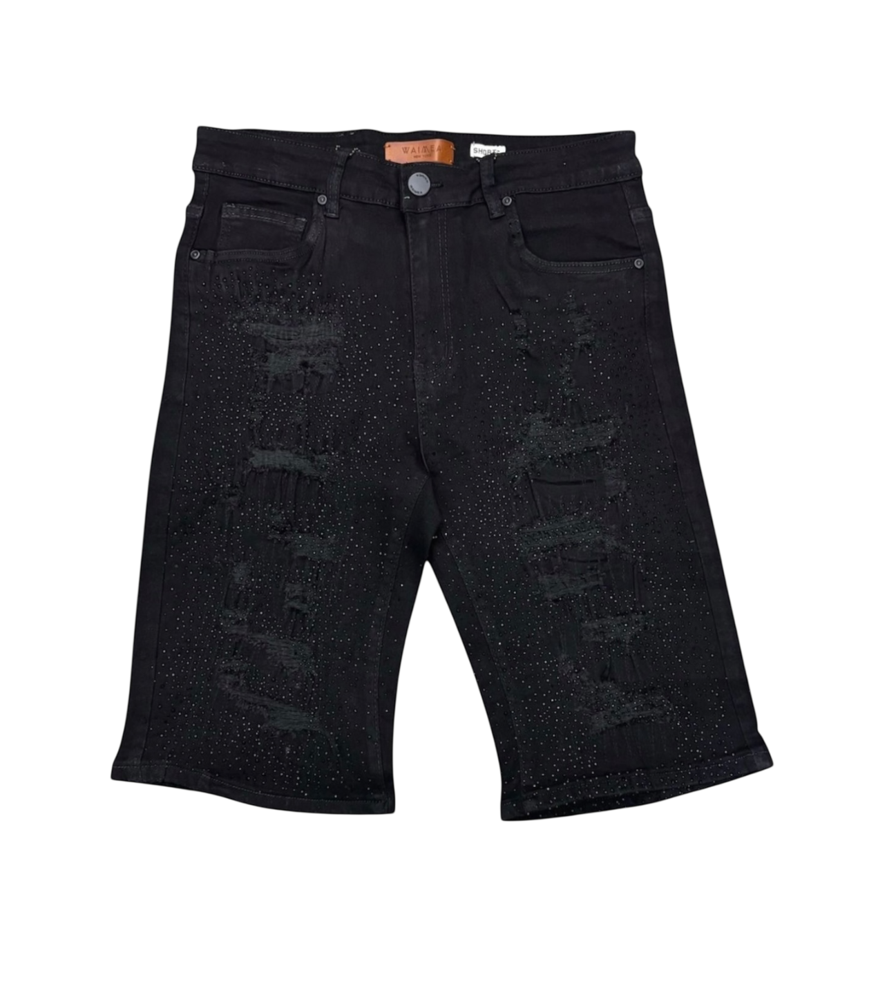 Waimea Rhinestone Short Black
