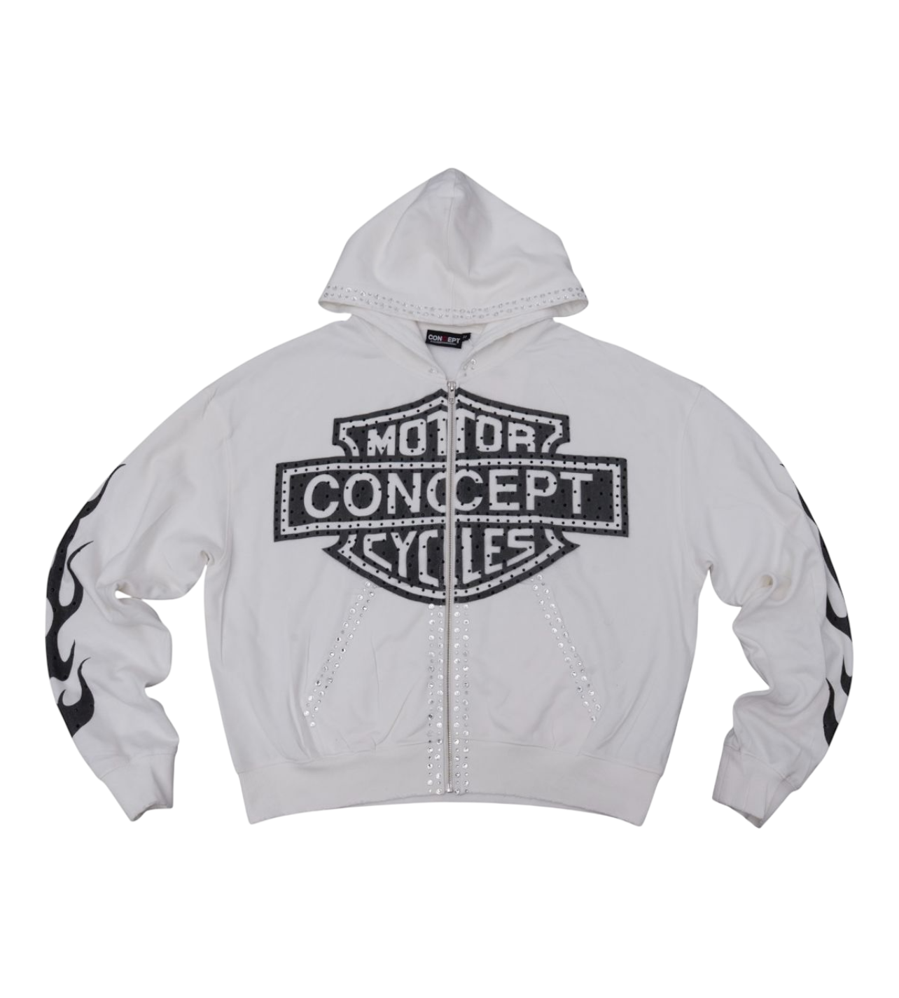 Concept Motor Hoodie White