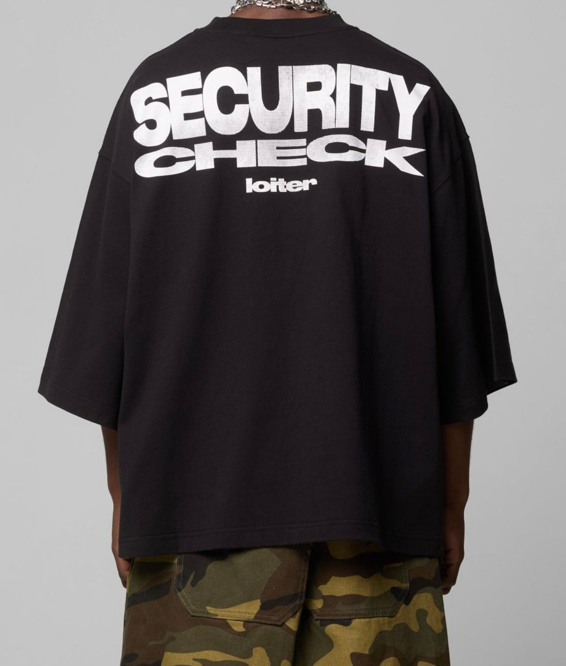 Loiter Security Tee Black