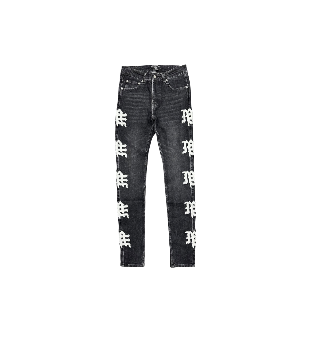 Mixed Emotions “ME” Logo Denim Black
