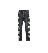 Mixed Emotions “ME” Logo Denim Black