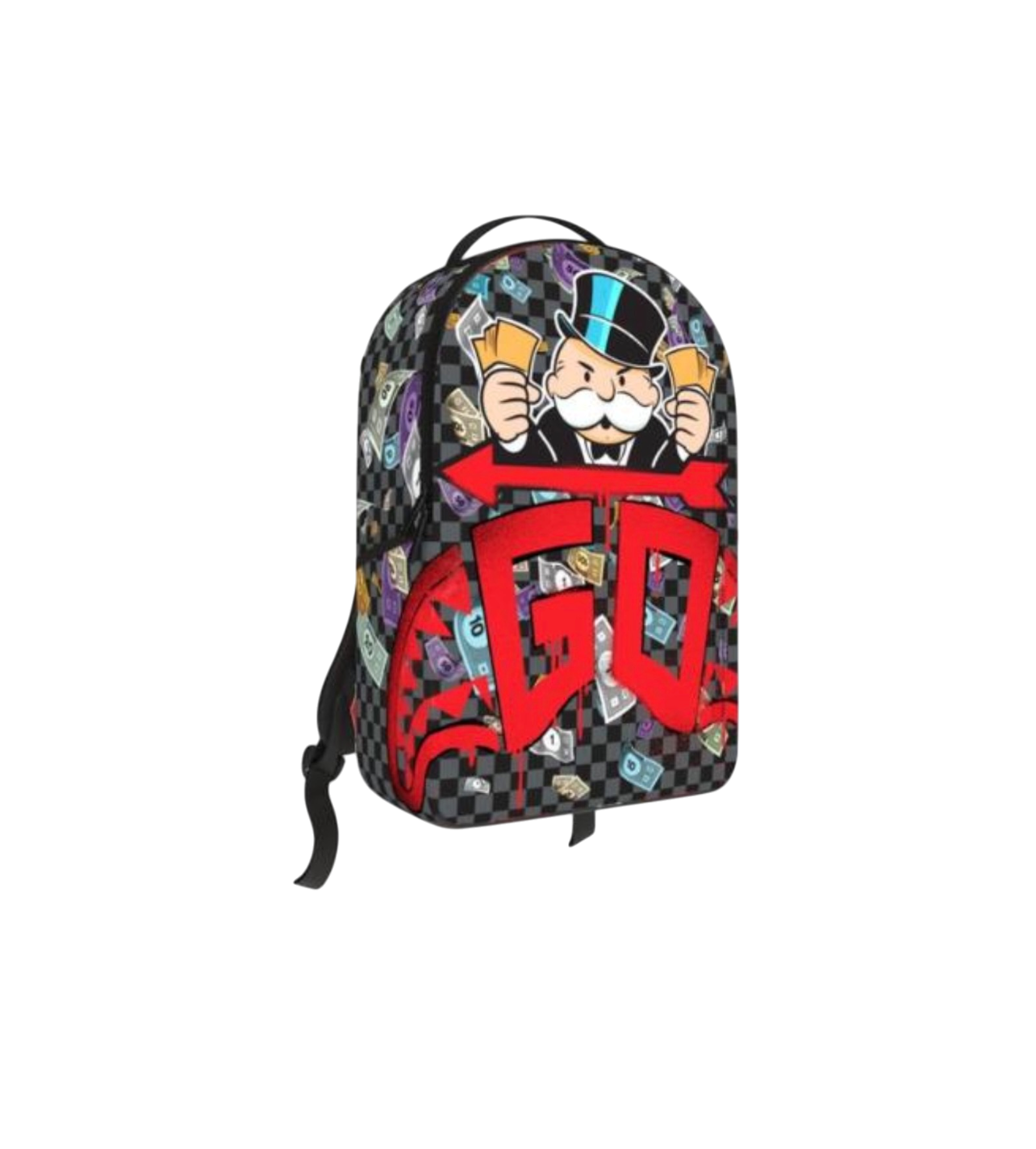 Sprayground Monopoly Go Sharkmouth Backpack