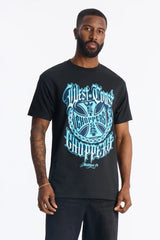 WCC Tee Blue/Black Chain