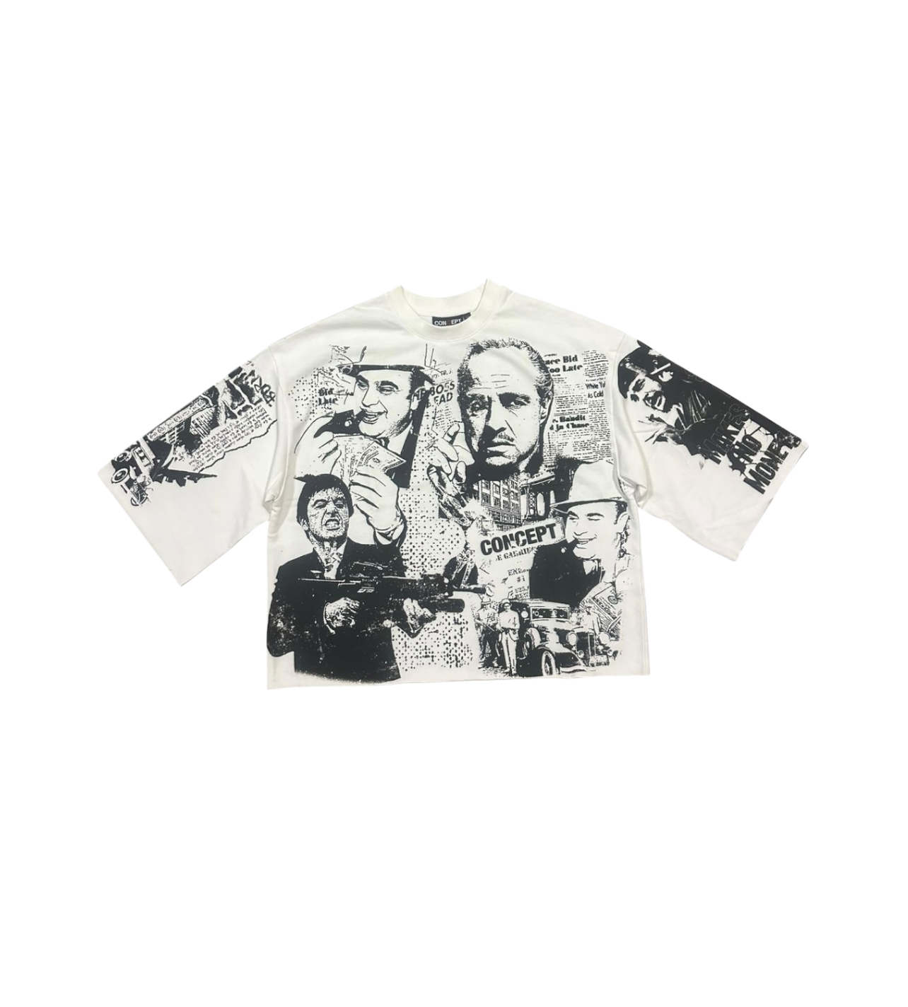 Concept Scared Money Boxy Tee White