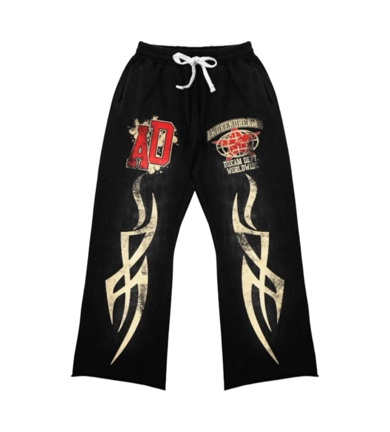 Awoken Dreams Black Varsity Sweatpants