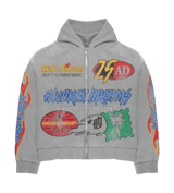 Dream Dept Grey Zip-Up Hoodie