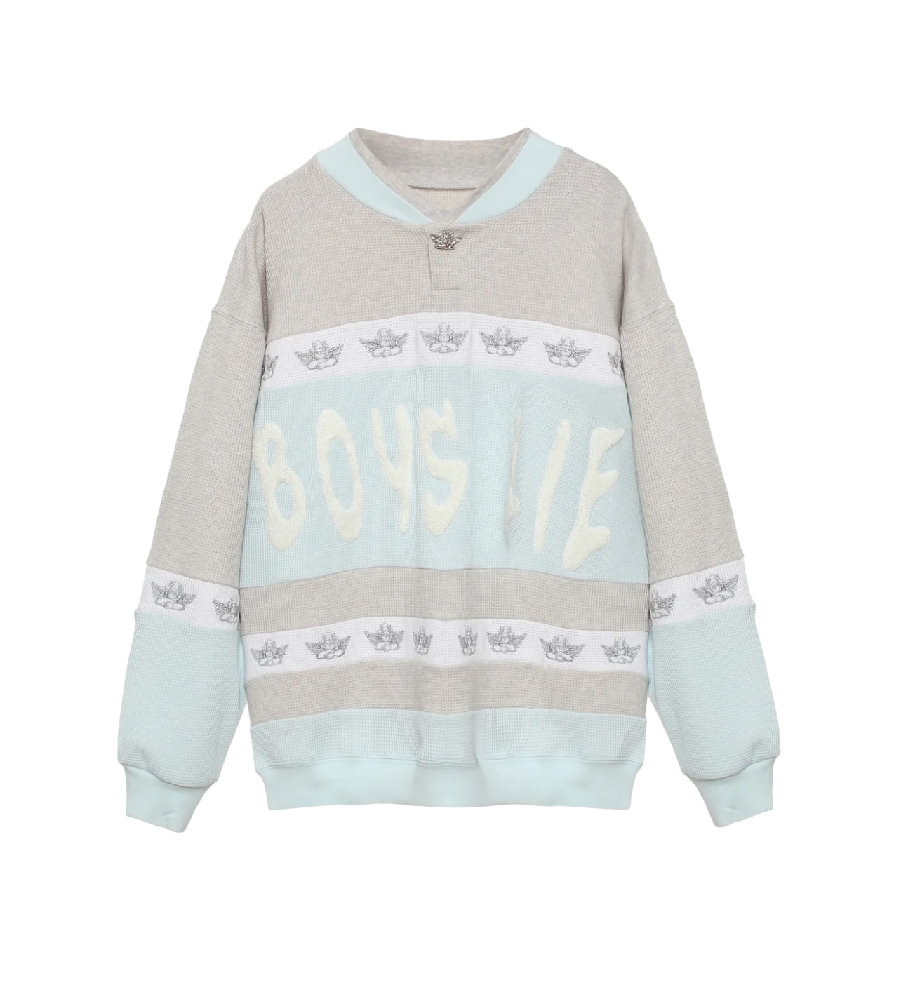Boys Lie Baby Blue Private School Rider Crewneck