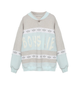 Boys Lie Baby Blue Private School Rider Crewneck