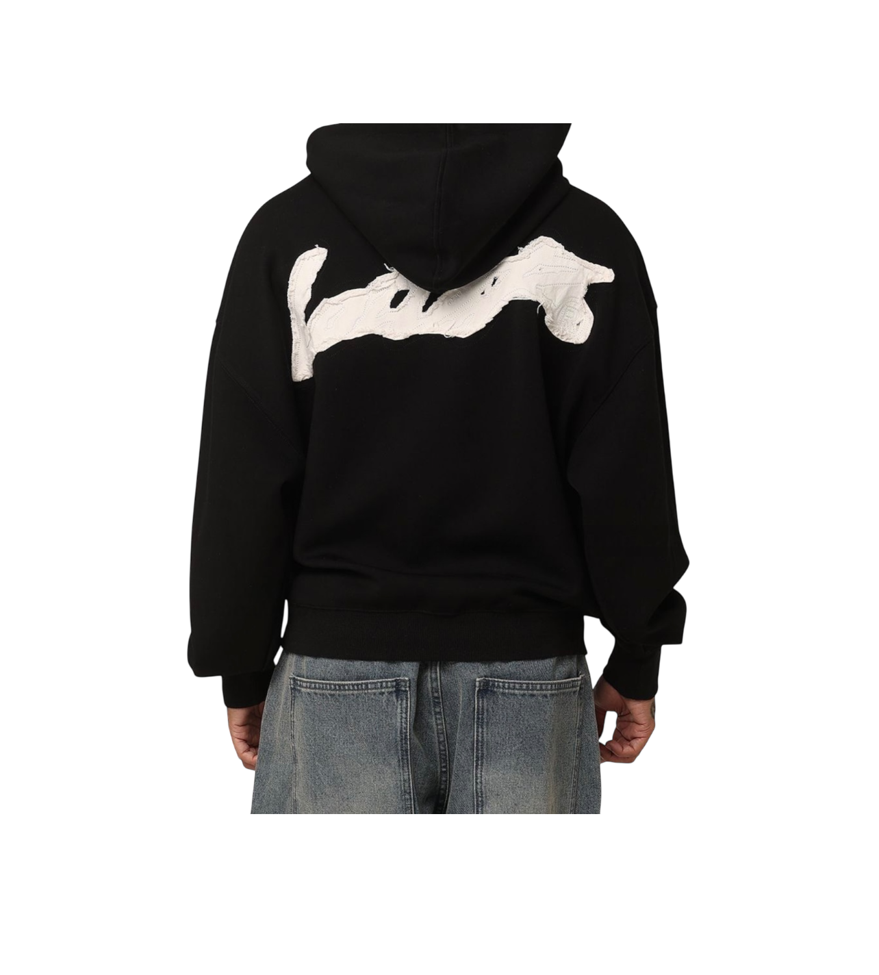 Loiter Black Stitch Hoodie
