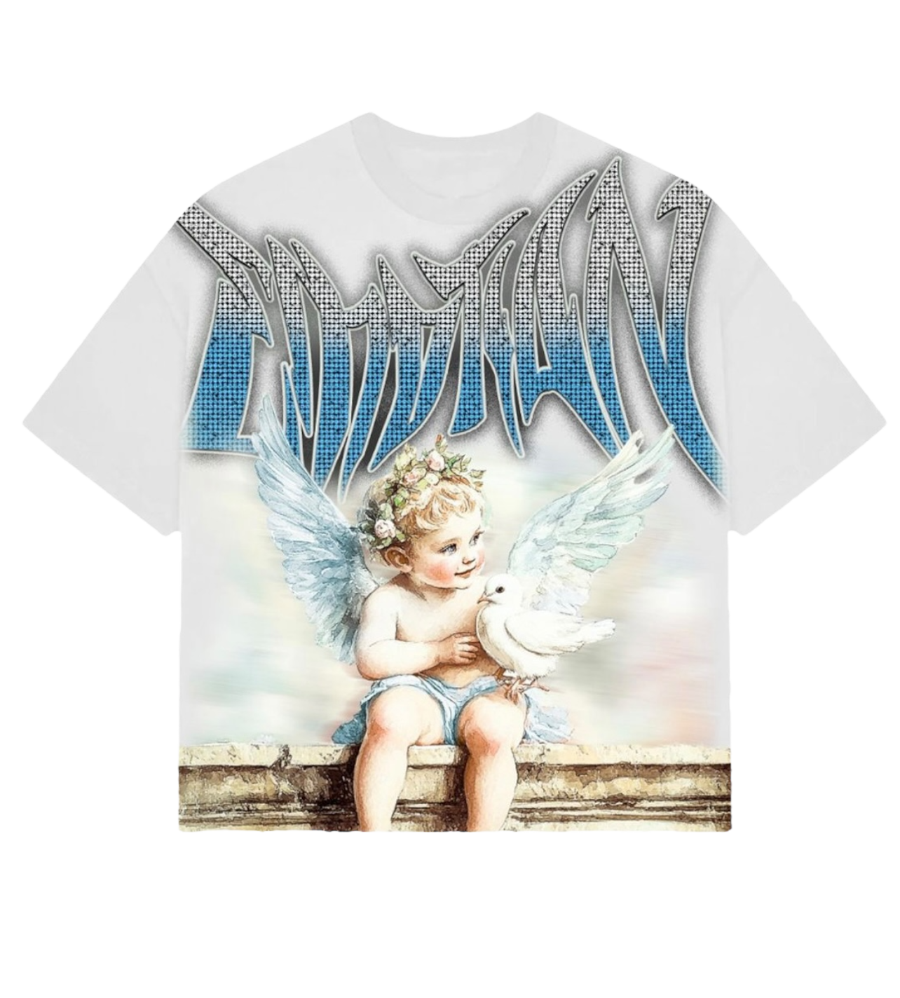 Mixed Emotions Dove Rhinestone Tee