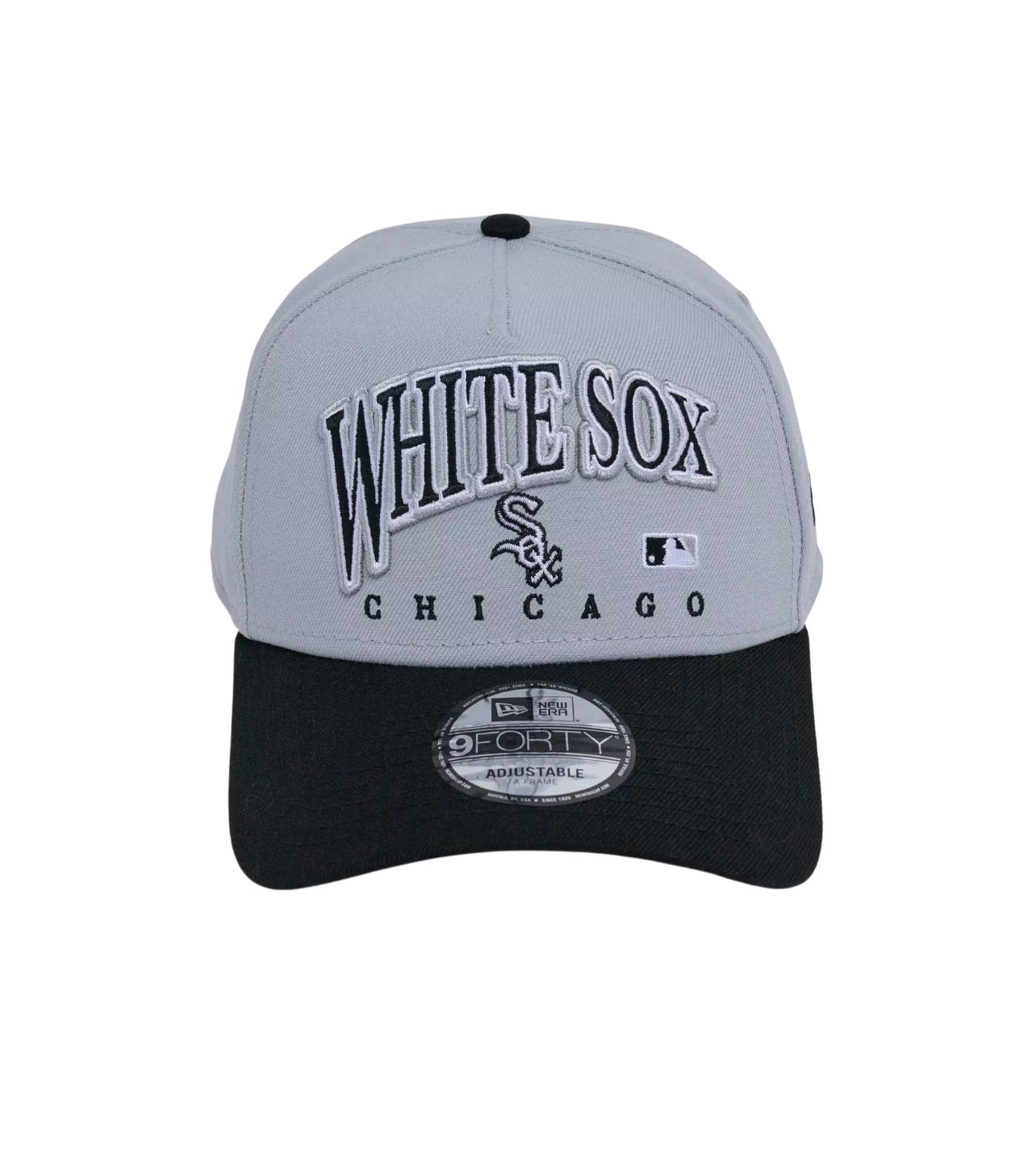 New Era Chicago White Sox MLB 9FORTY Embroidery Wordmark A-Frame Snapback Hat