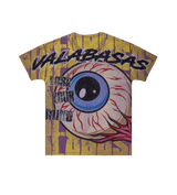 Valabasas AOP “Seeit” Vintage Wash Tee Purple