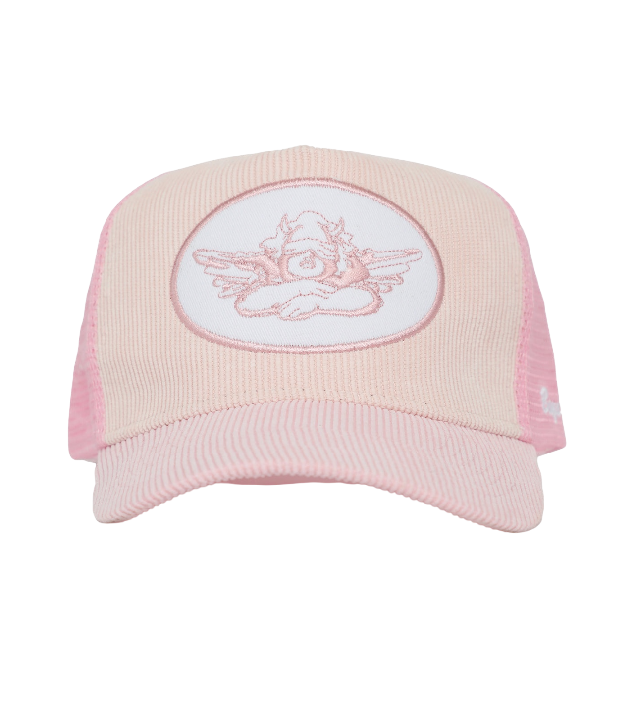 Boys Lie Pink Corduroy Trucker Hat
