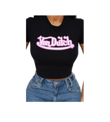 Von Dutch Black/Pink Baby Tee