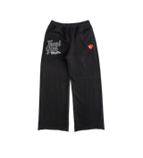 Red Letters Trust God Black Sweatpants