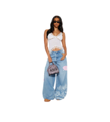 Von Dutch Eye Wide Leg Denim