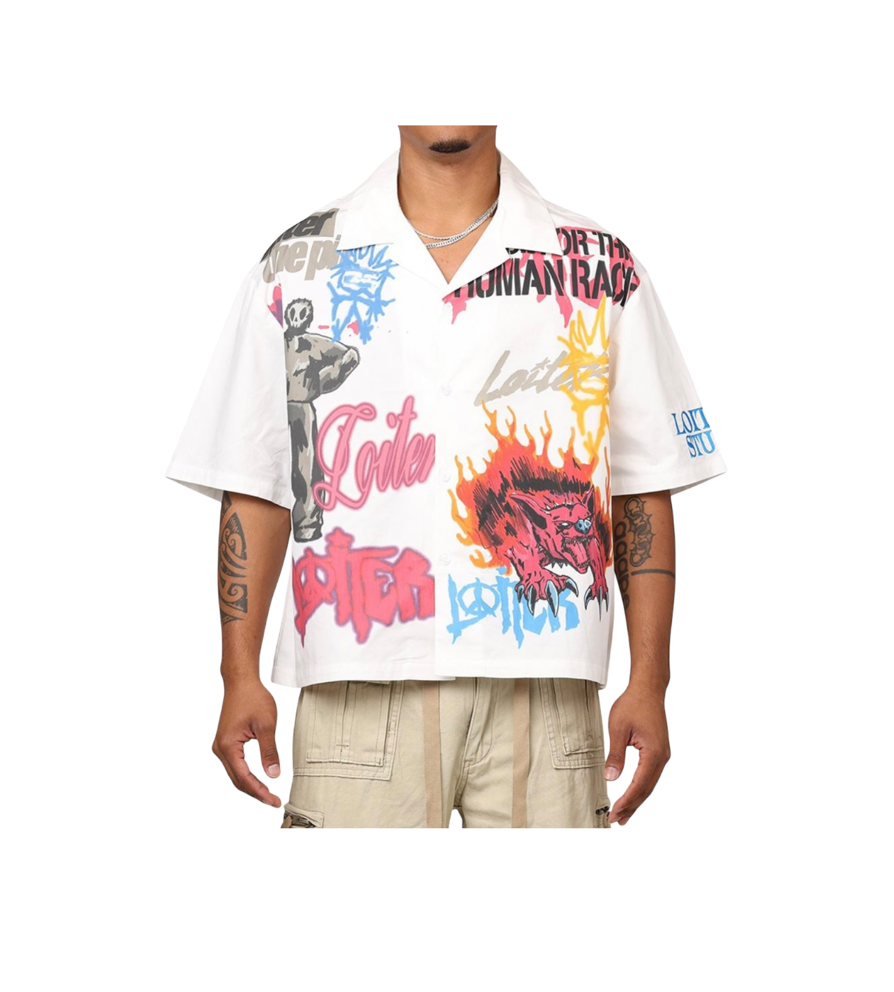 Loiter Chaos Button Down