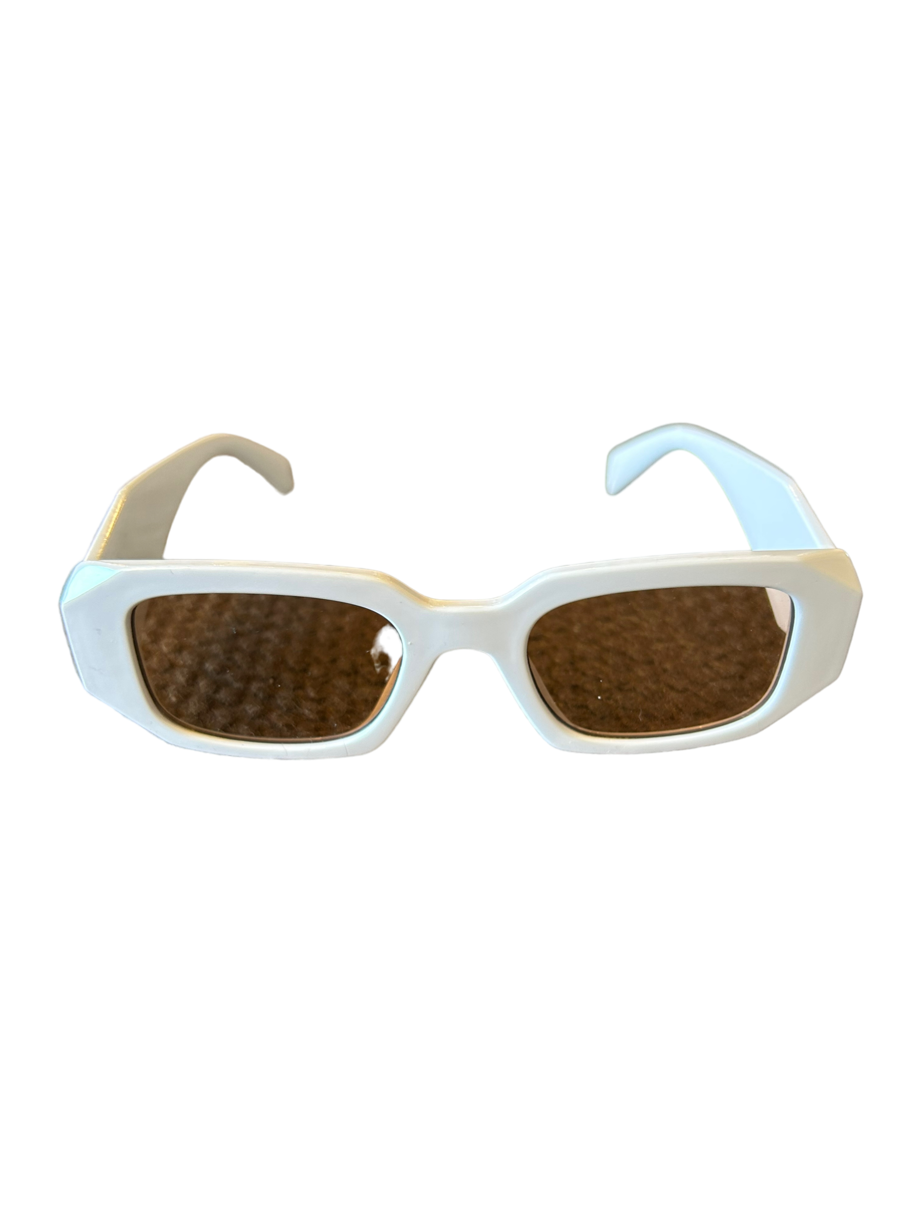 DRADA White/Tan Lense Shades