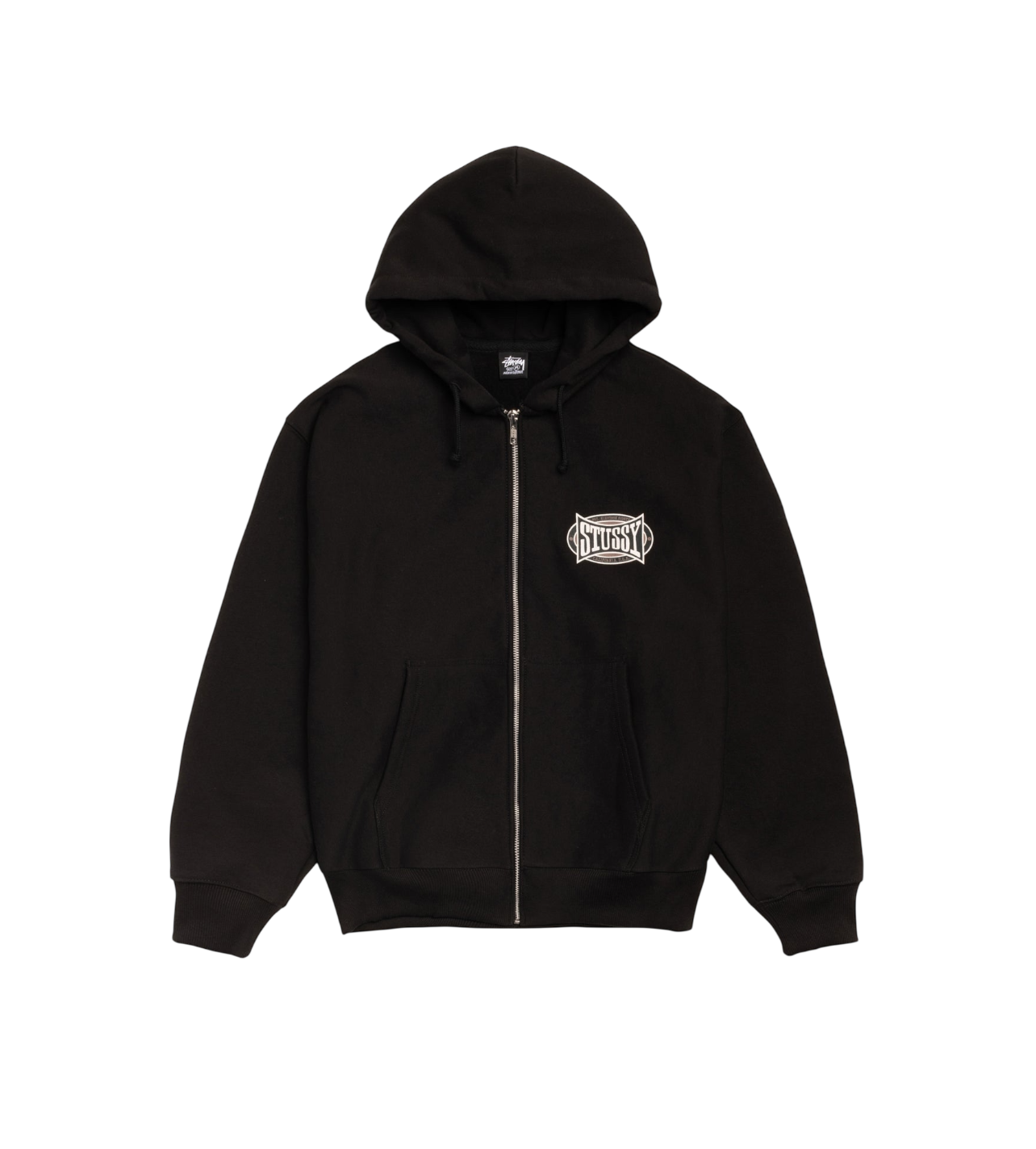 Stussy Black Zip Up