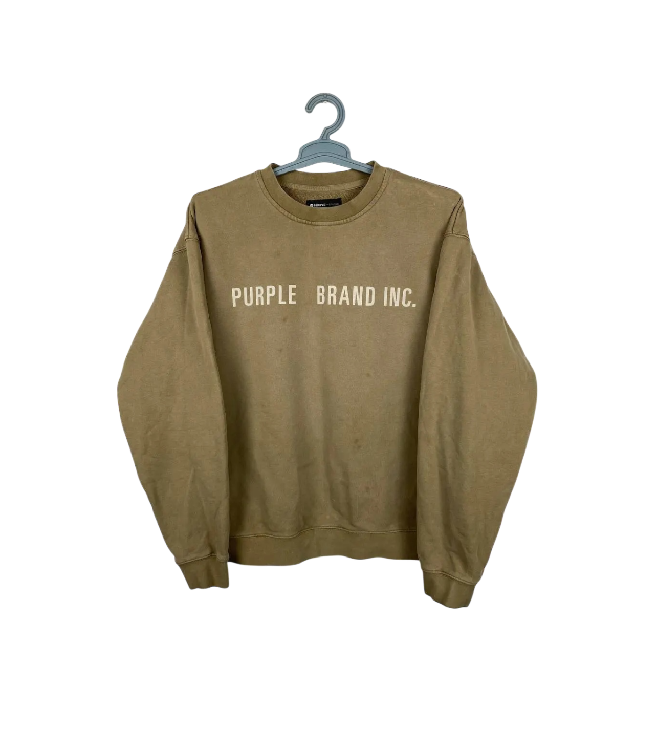 Purple Sweatshirt Tan