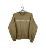 Purple Sweatshirt Tan