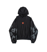 Red Letters Trust God Hoodie Black