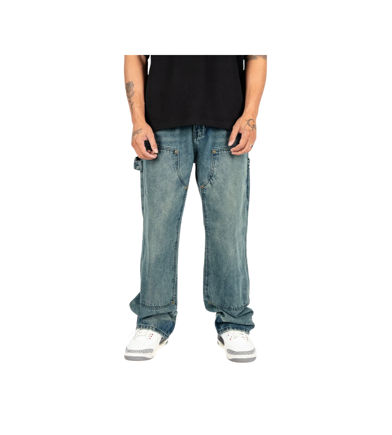 Baggy Carpenter Dark Wash Jeans
