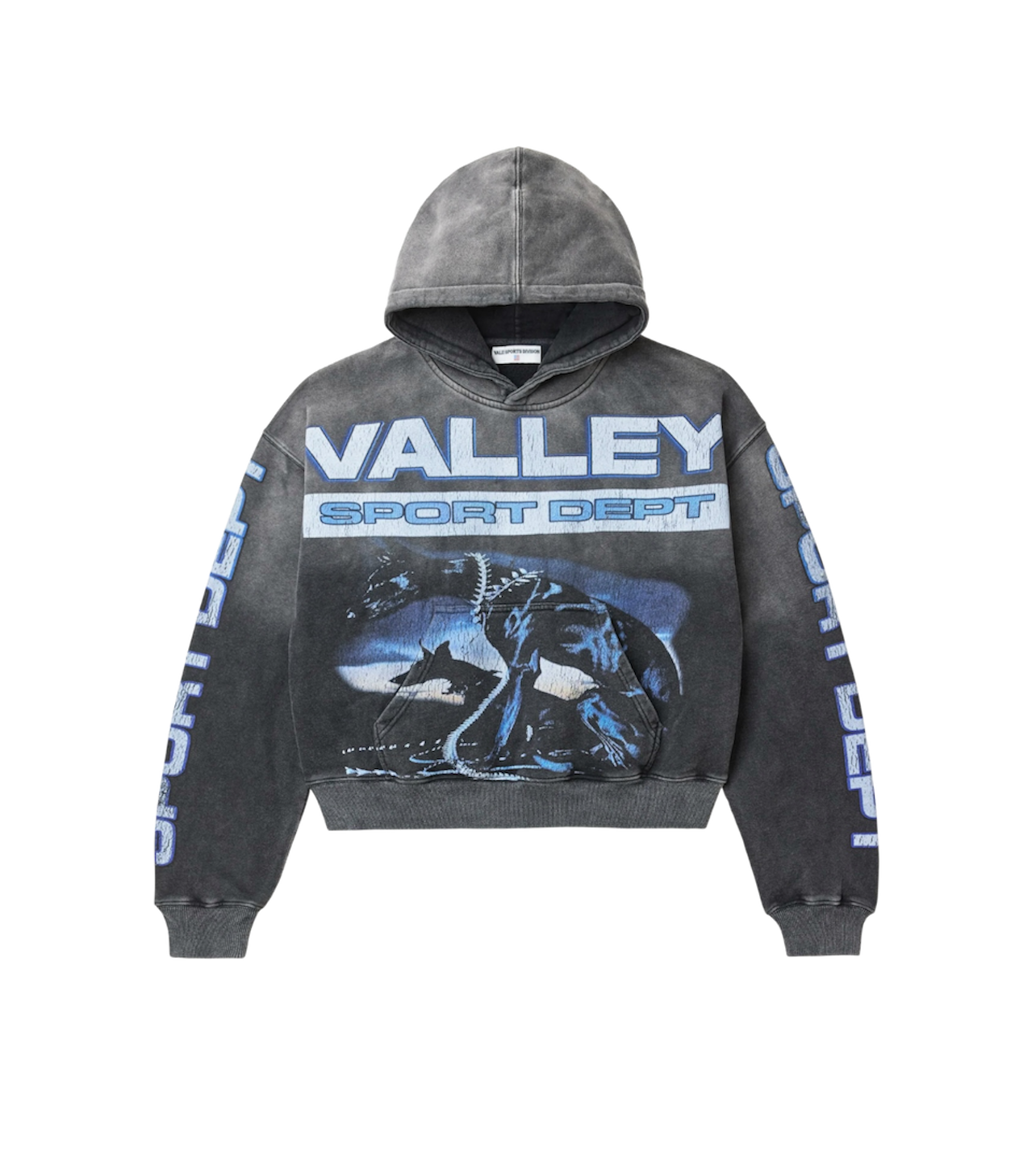 Vale Dogs Hoodie Black Wash