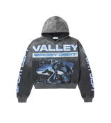 Vale Dogs Hoodie Black Wash